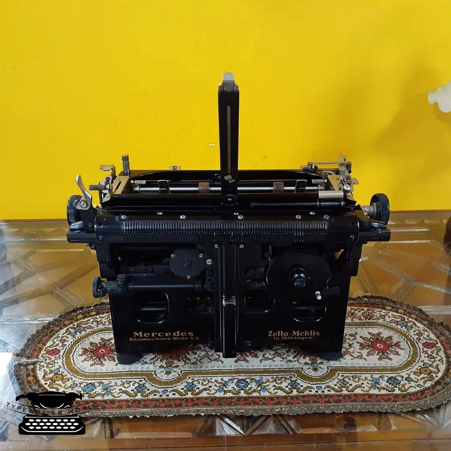 Mercedes Black Typewriter | Error-free Typewriter | Mercedes Typewriter | Favorit Typewriter,typewriter working