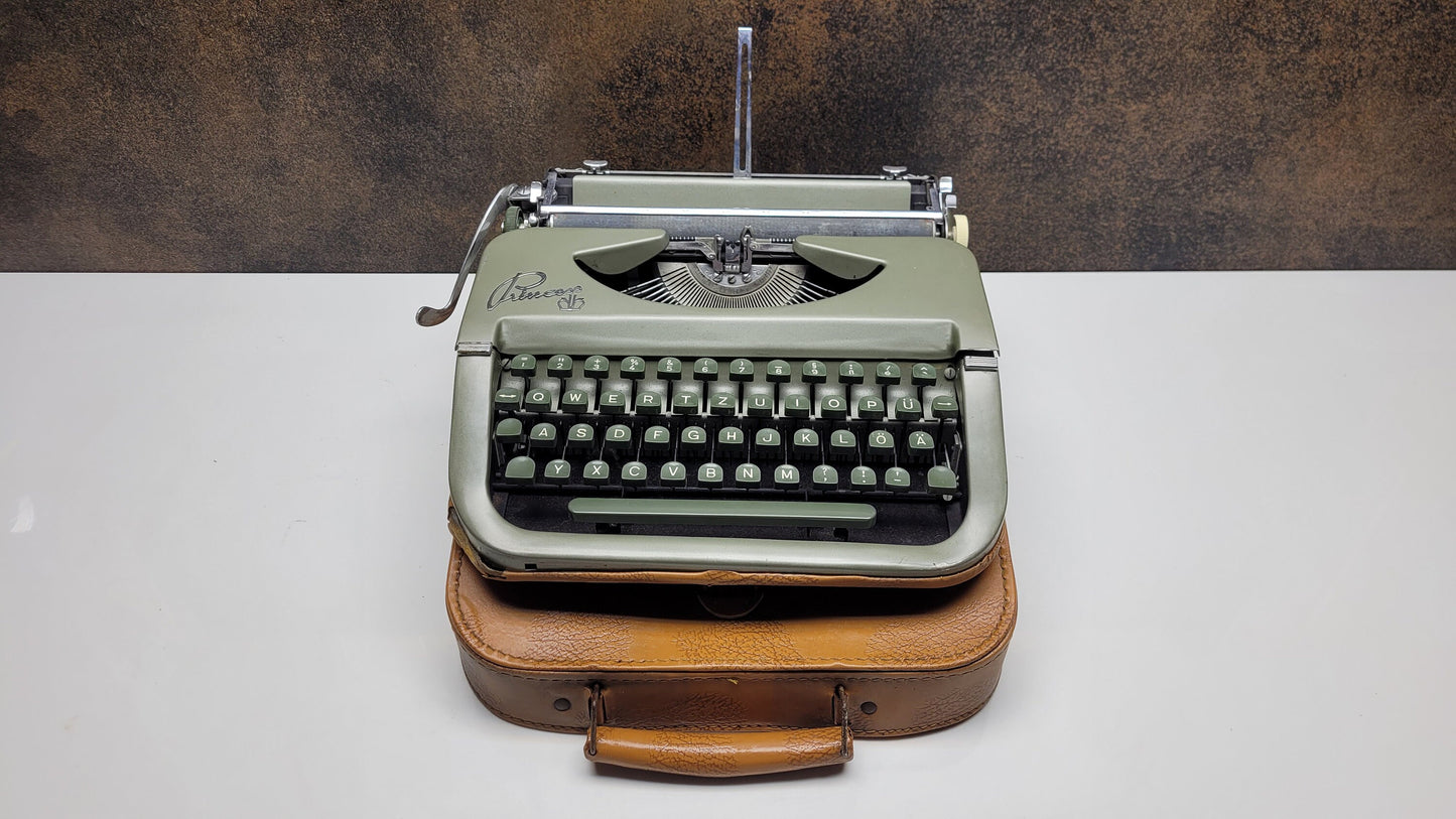 Vintage Princess Typewriter - Timeless Elegance Meets Functional Craftsmanship - Fully Operational