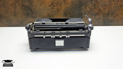 Vintage Olympia SM5 Black Typewriter - Working and Fully Restored - Ideal for Writers and Collectors,typewriter working