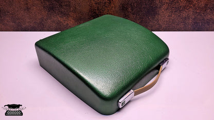 Vintage Olympia Splendid 33/66 Crystal Green Typewriter - A Classic Tool for Typing Enthusiasts and Analog Technology Fans