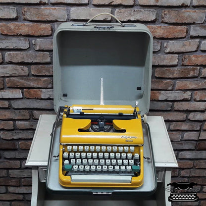 Special Olympia Monica Yellow Typewriter - Premium Gift | Typewriter like new,typewriter working