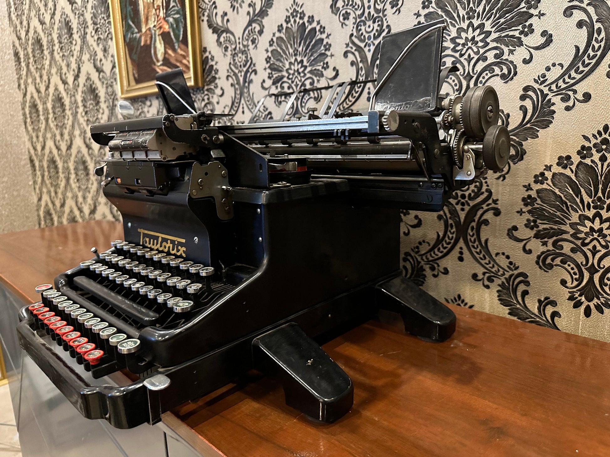 Taylorix Typewriter | Antique Typewriter | Working Typewriter | Working Perfectly,typewriter working