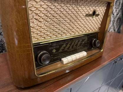 Germany Rekord 225 Lamp Radio With RECORD | Vintage Radio | Orjinal Old Radio | Radio | Lamp Radio