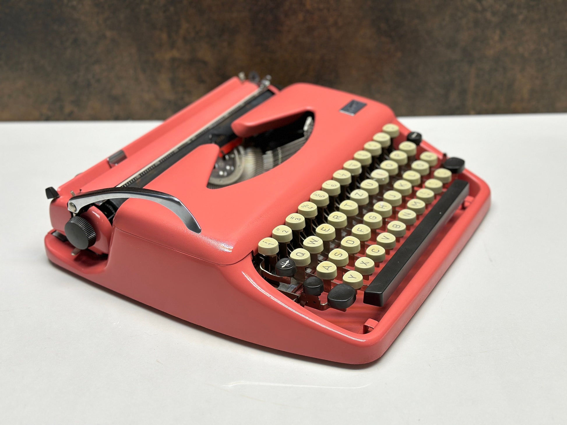Adler Tippa Typewriter - 1960 - Vintage Mechanical Keyboard - Pink Typewriter,typewriter working