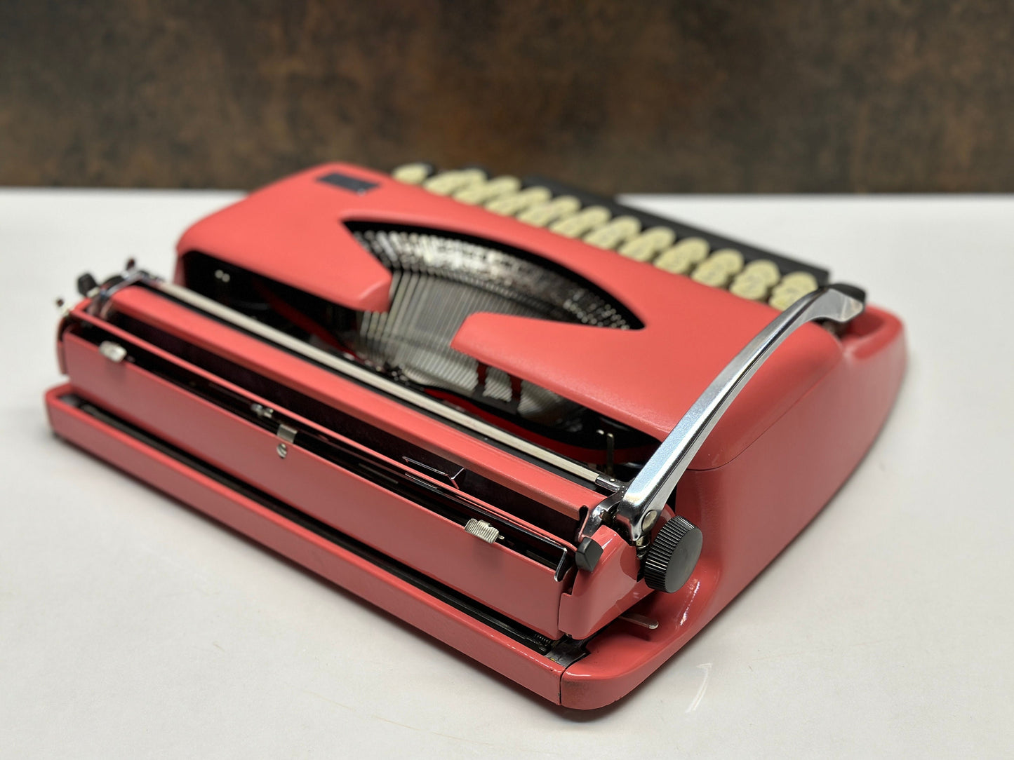 Adler Tippa Typewriter - 1960 - Vintage Mechanical Keyboard - Pink Typewriter,typewriter working