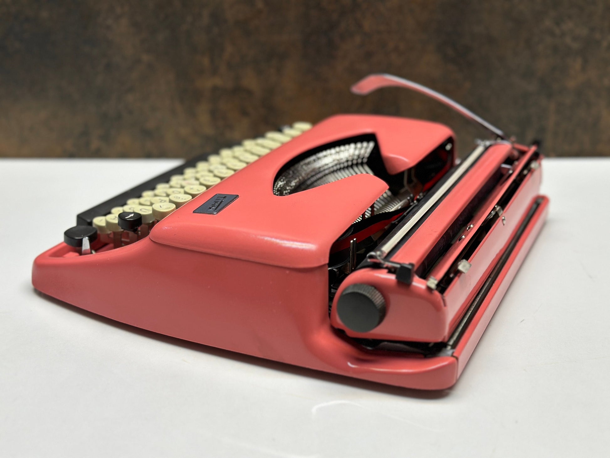 Adler Tippa Typewriter - 1960 - Vintage Mechanical Keyboard - Pink Typewriter,typewriter working