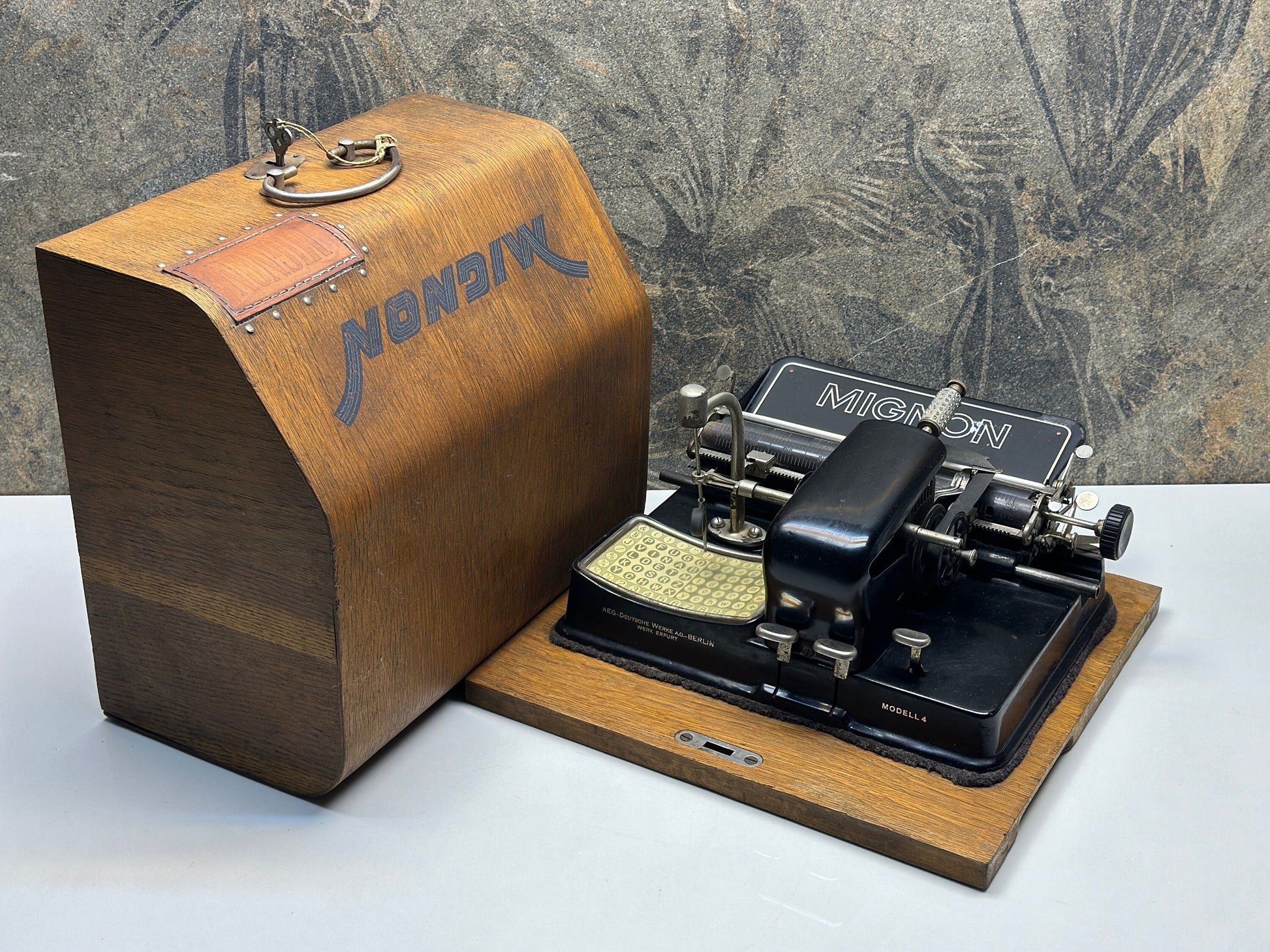 Special Typewriter !! Mıgnon Model 4 Typewriter,,typewriter working