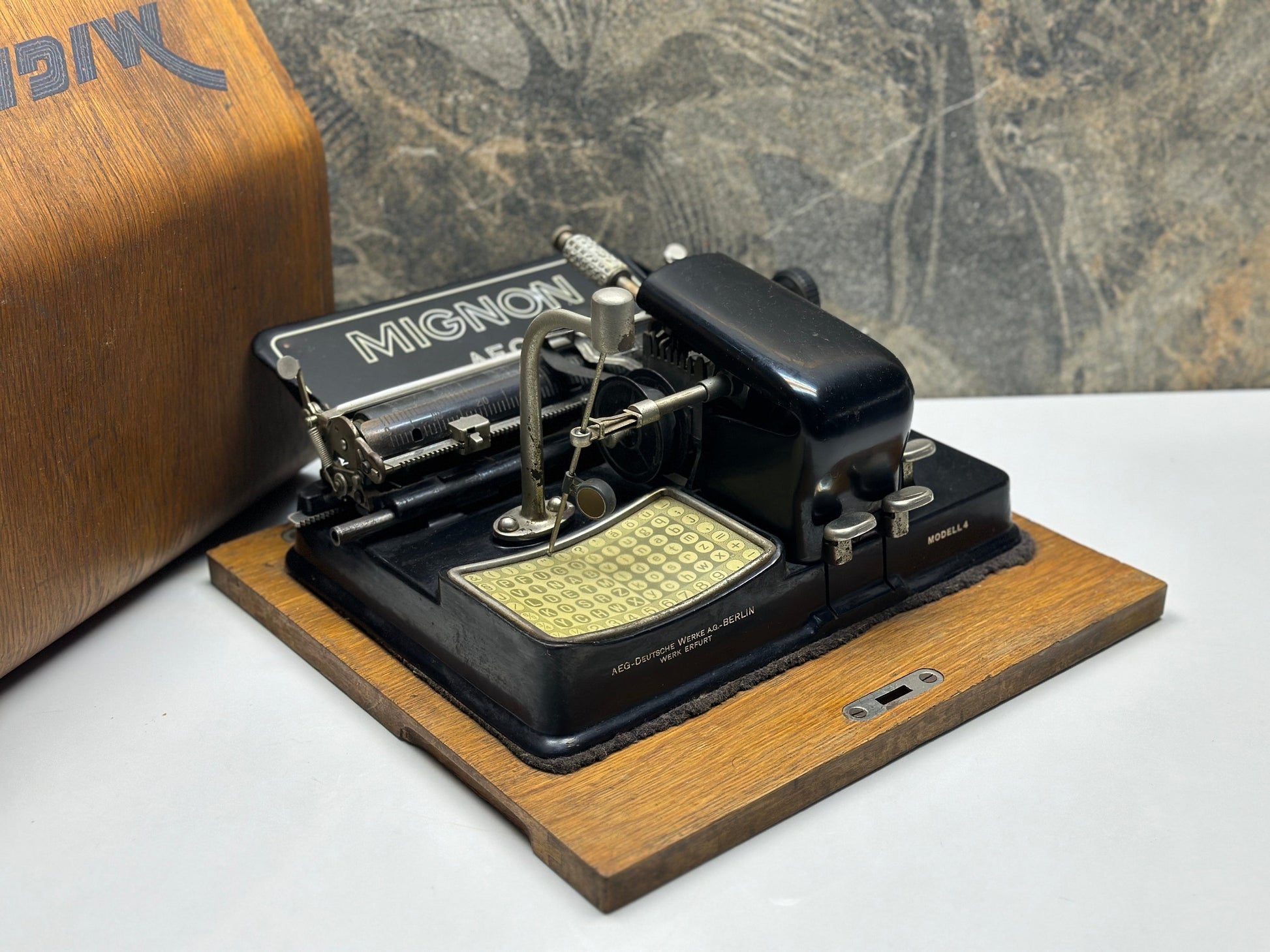 Special Typewriter !! Mıgnon Model 4 Typewriter,,typewriter working