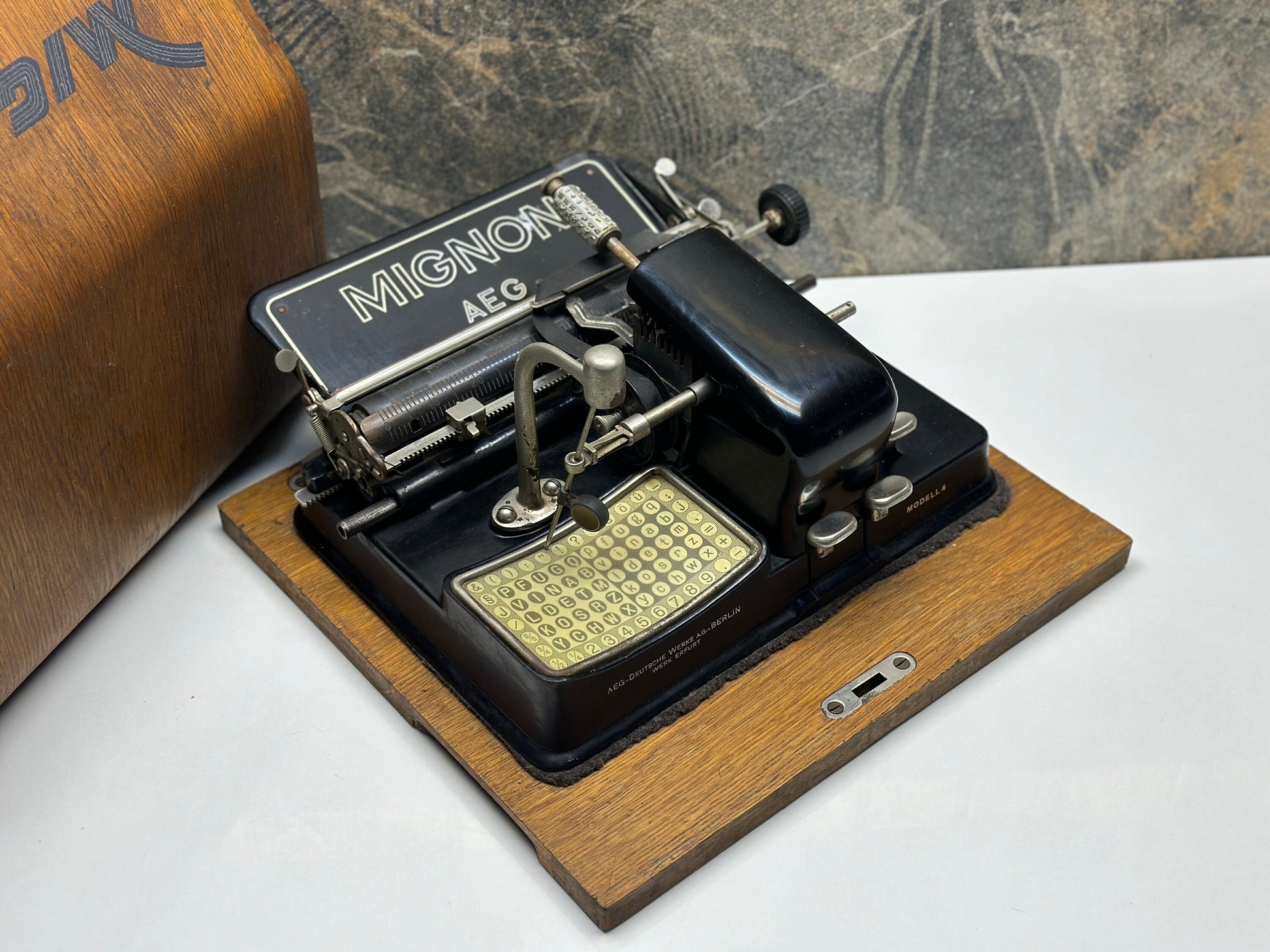 Special Typewriter !! Mıgnon Model 4 Typewriter,,typewriter working