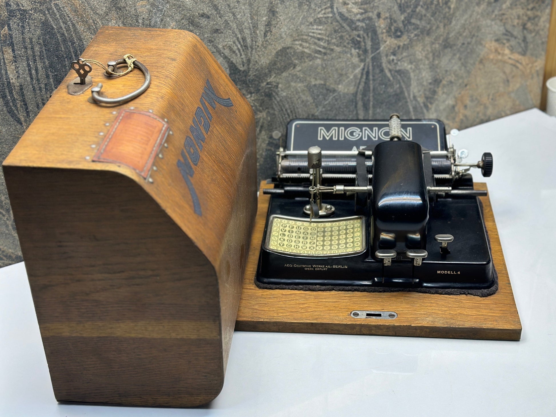 Special Typewriter !! Mıgnon Model 4 Typewriter,,typewriter working