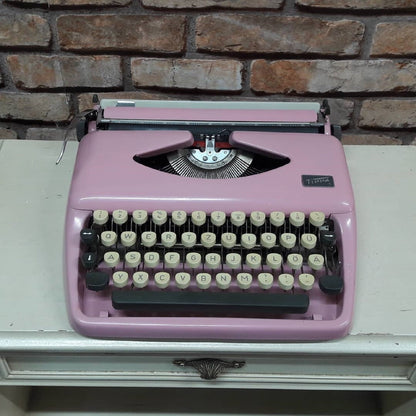 Adler Tippa Typewriter | Fully Functional 1960 Model in Pink | Vintage Charm with Modern Typing Precision